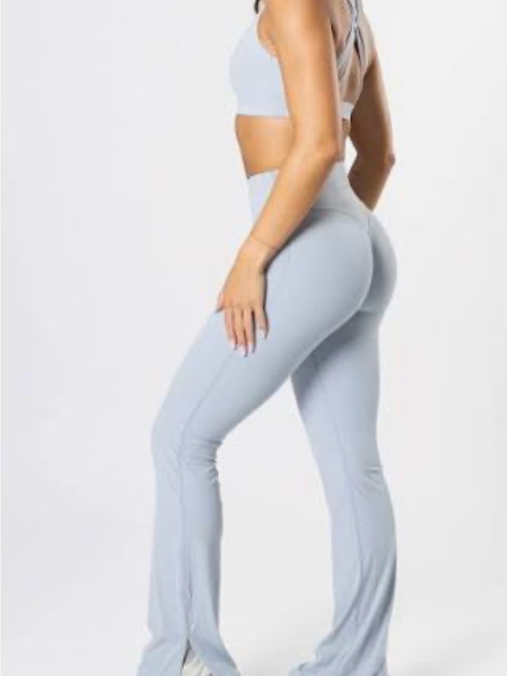 RecStretch Original Sculptseam™
Plus Flare Legging in Pearl Blue